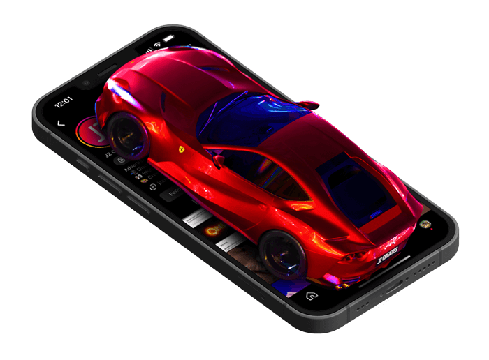 JZ Creates 3D Car above the phone