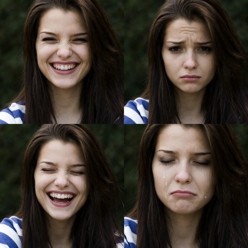 The New Qwen 2509 Image Generator: Can It Beat Nano Banana and Seedream 4.0? Let’s Find Out. 40 Young woman showing happy sad laughing and crying emotional expressions