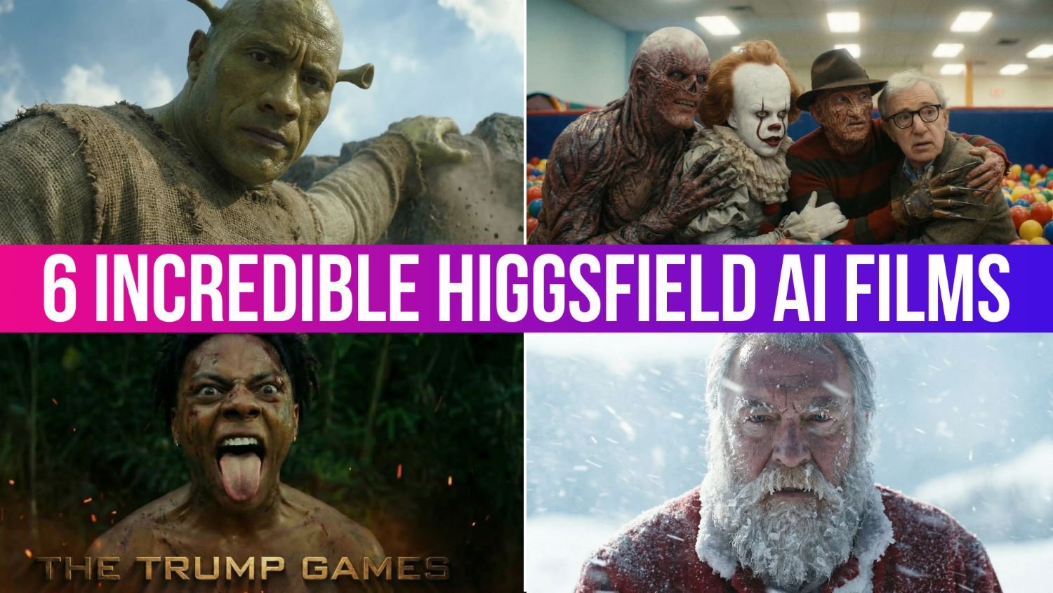 Higgsfield AI filmmaking video examples montage