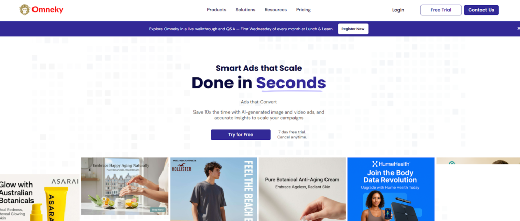 10 Best AI Creative Agencies in 2026 Marketing Teams Can Rely On 5 Screenshot of Omneky website