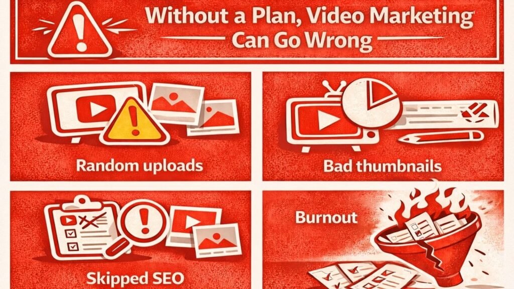 Still Not Using YouTube for Marketing? Your Competitors Are and Here Is Everything You Need to Know 4 Video marketing mistakes like random uploads and skipped SEO visuals