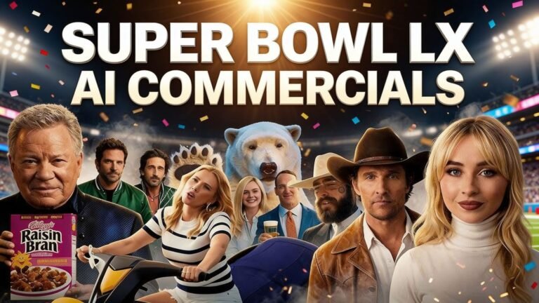 Super Bowl LX AI commercials - JZ Creates