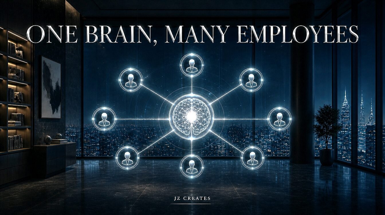 AI Employees Never Sleep: AI Agents for Business in 2026 3 One brain, many employees: a brand knowledge base powering seven AI agents for business