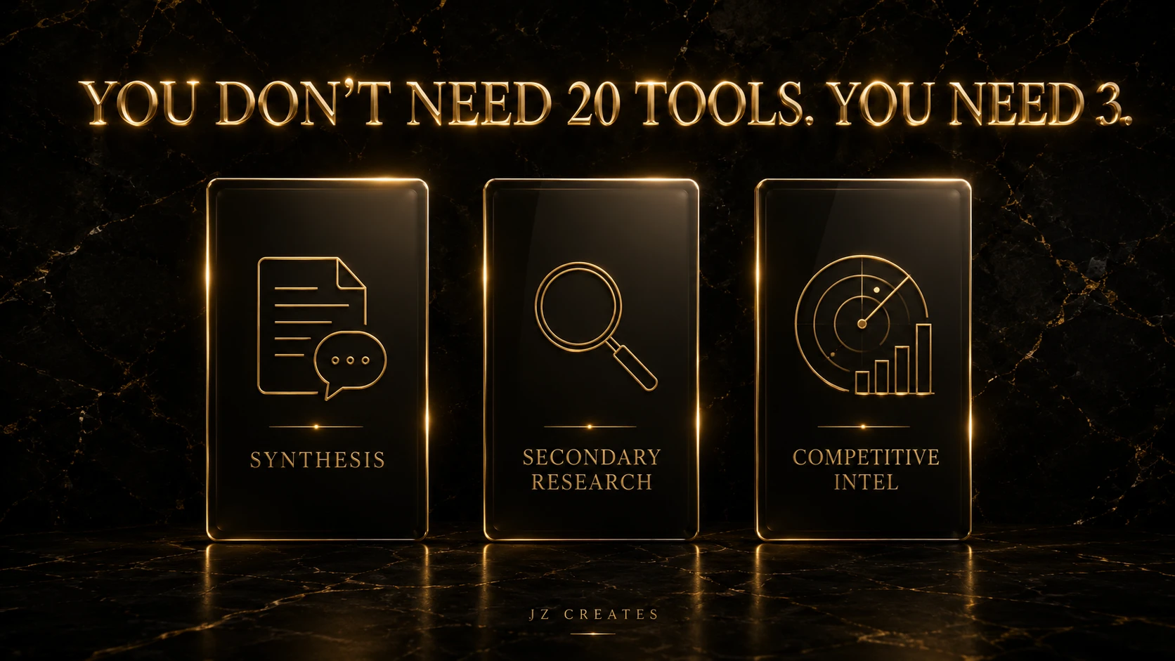 The Best AI Tools for Market Research in 2026: We Tested Them So You Don't Have To! 2 The three-category AI market research tool stack: synthesis, secondary research, and competitive intelligence