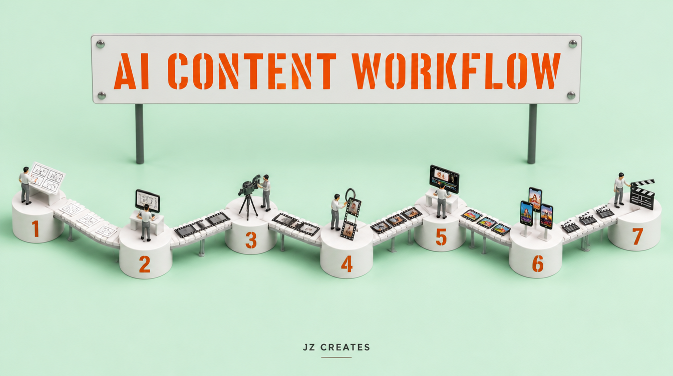 AI Content Creation Workflow: Our 7 Stages for Brands